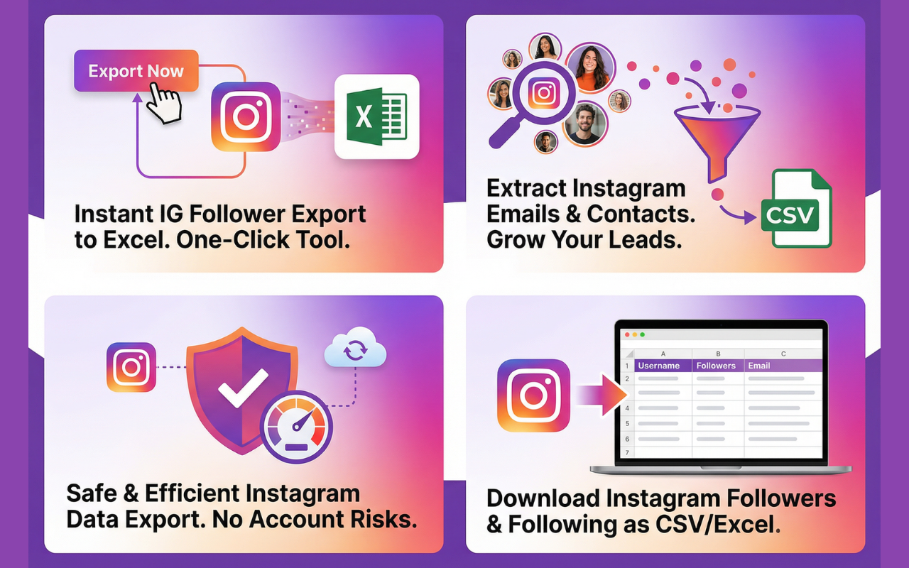 IG粉丝导出工具 : IG Follower Export Tool - 截图 2