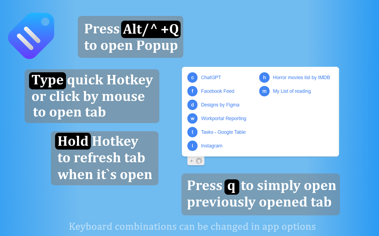 切换标签快捷键 - 截图 2