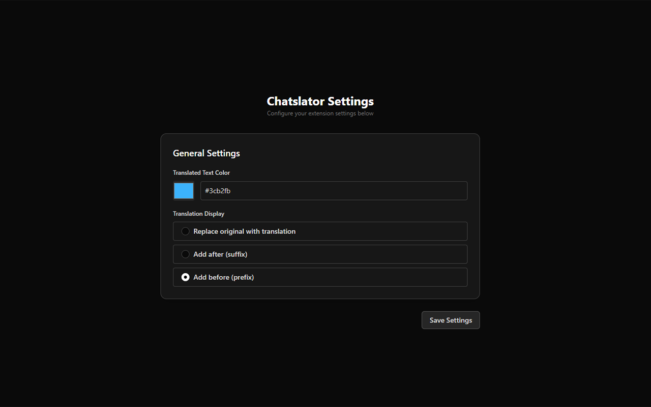 Chatslator: Livestream Chat Translator - 截图 1