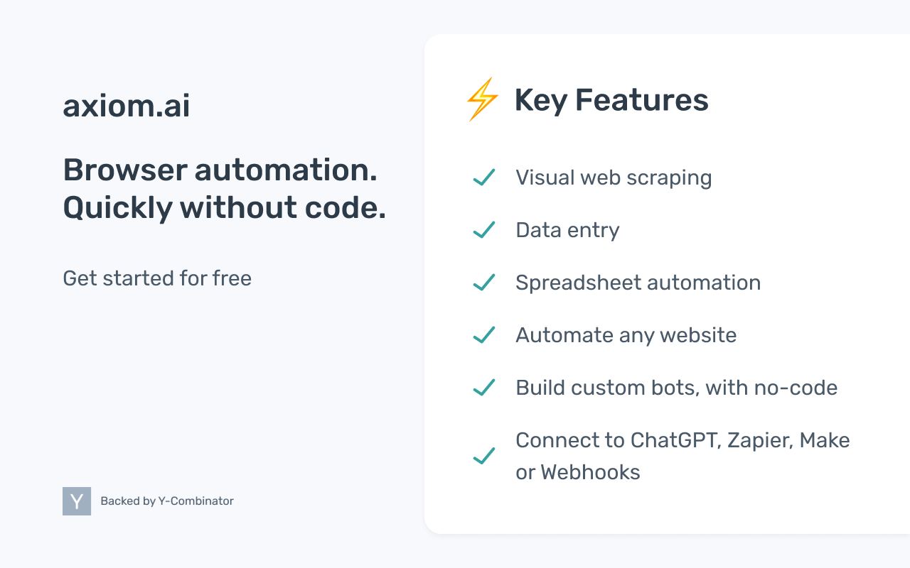 Axiom Browser Automation & Web Scraping - 截图 4