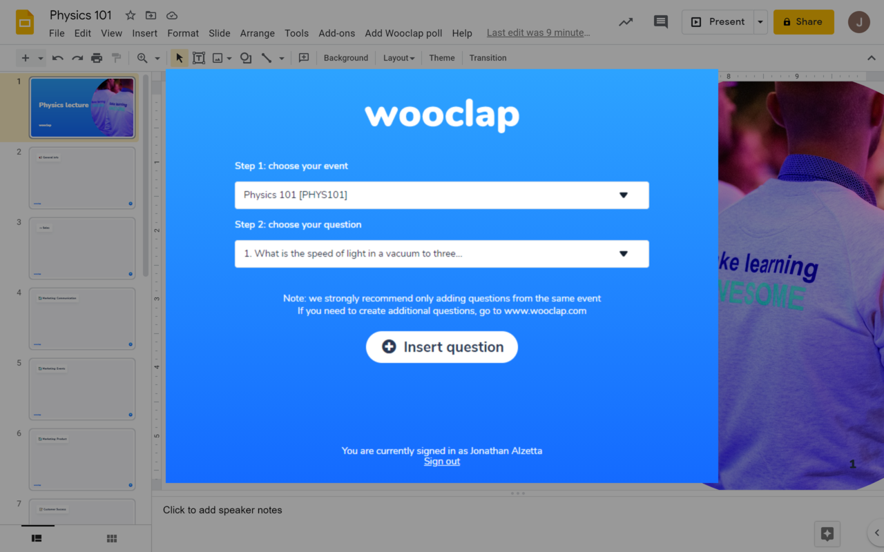 Wooclap for Google Slides - 截图 3