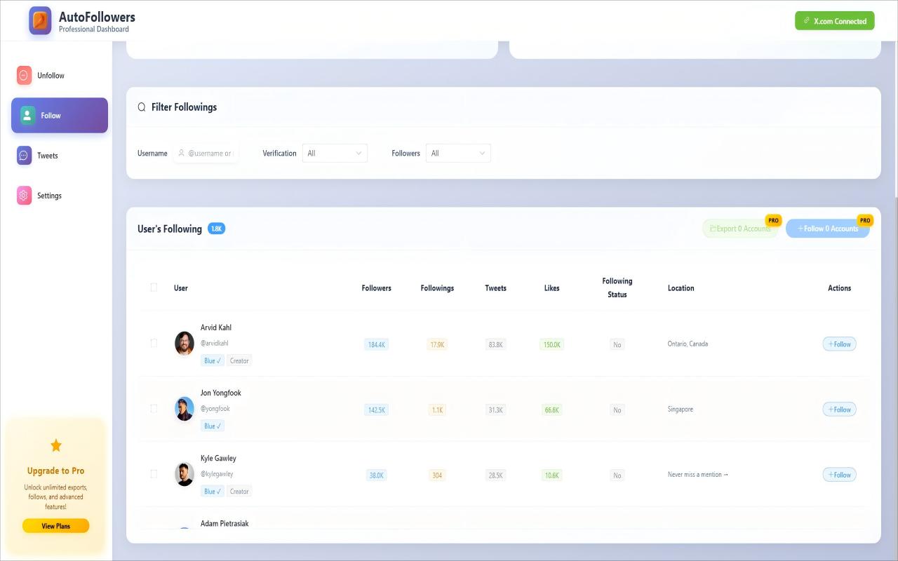 AutoFollowers chrome谷歌浏览器插件_扩展第1张截图