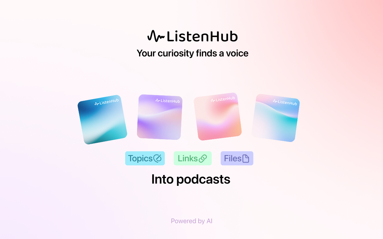 ListenHub: 一键把网页变成 AI 播客 - 截图 3