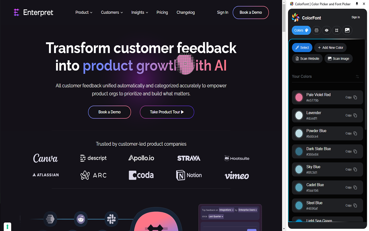 ColorFont | Color Picker and Font Picker - 截图 4