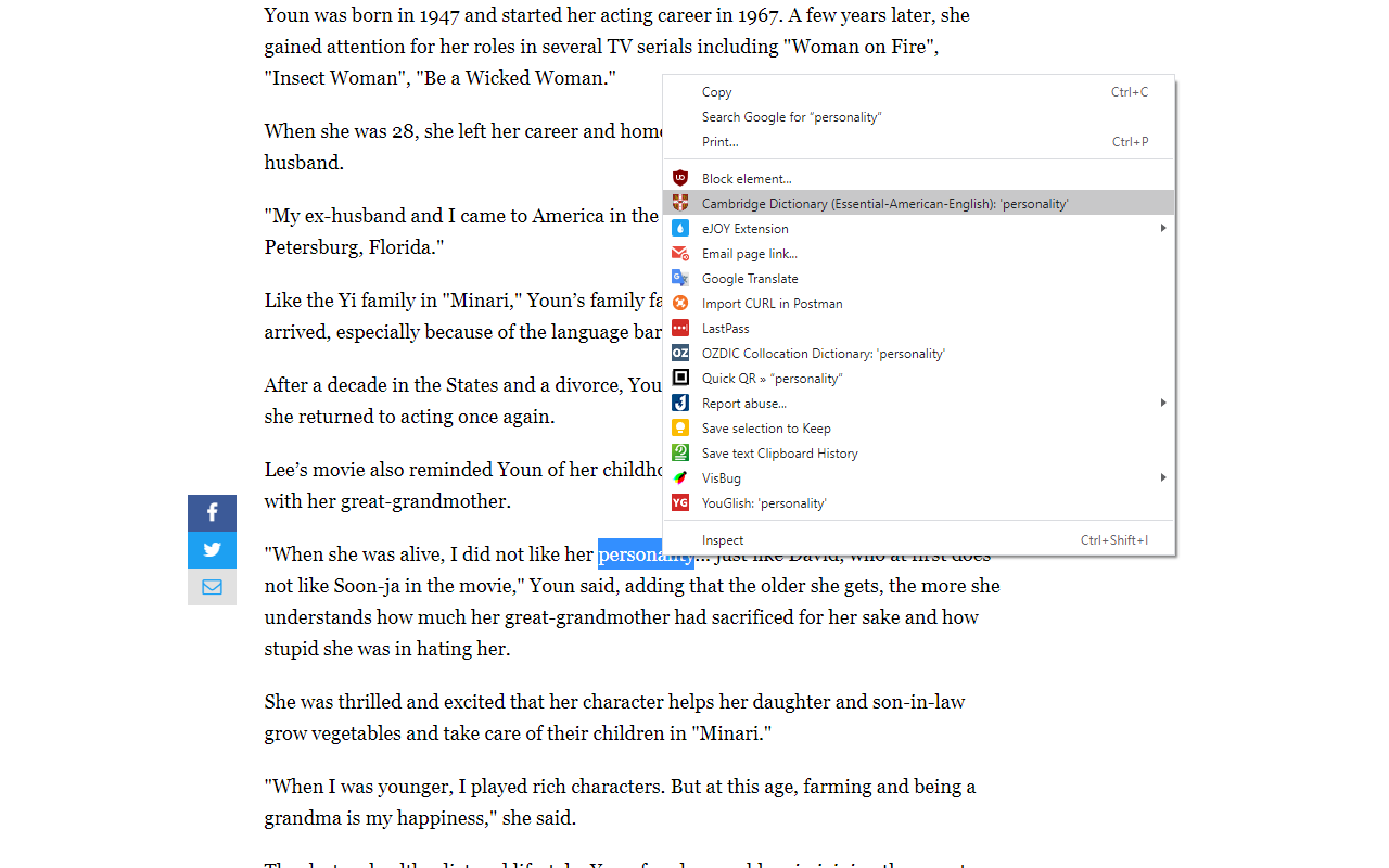 Cambridge Dictionary Quick-Lookup - 截图 2