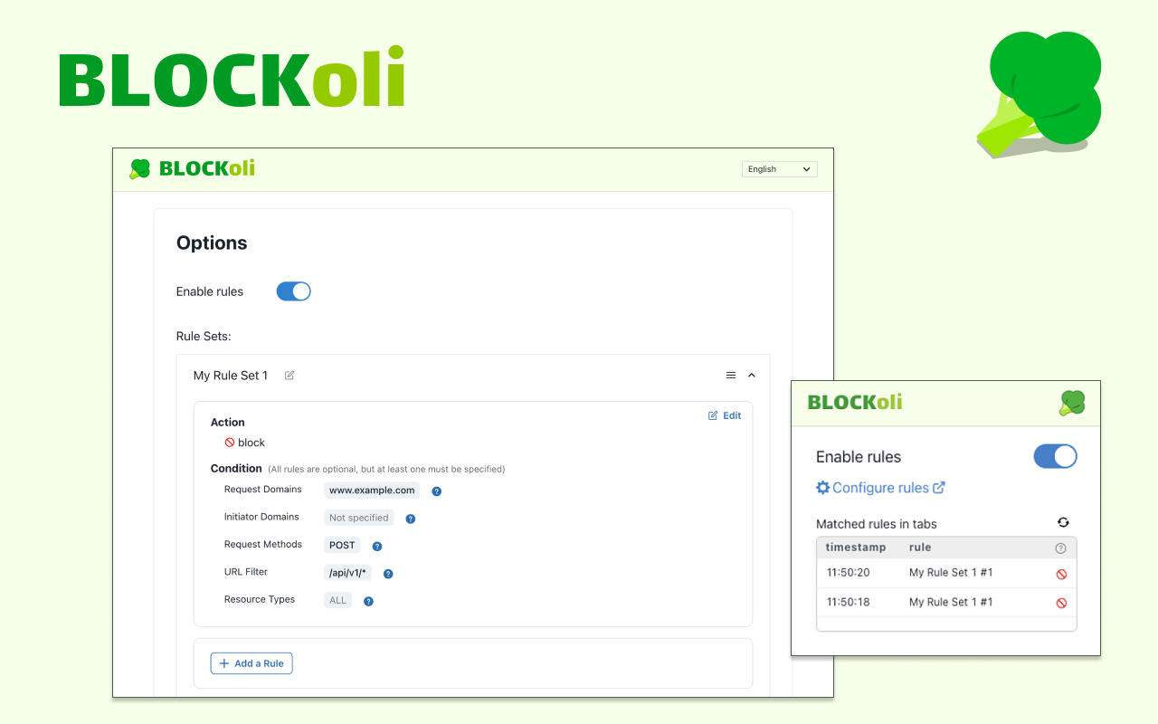 BLOCKoli - Web request blocker - 截图 3