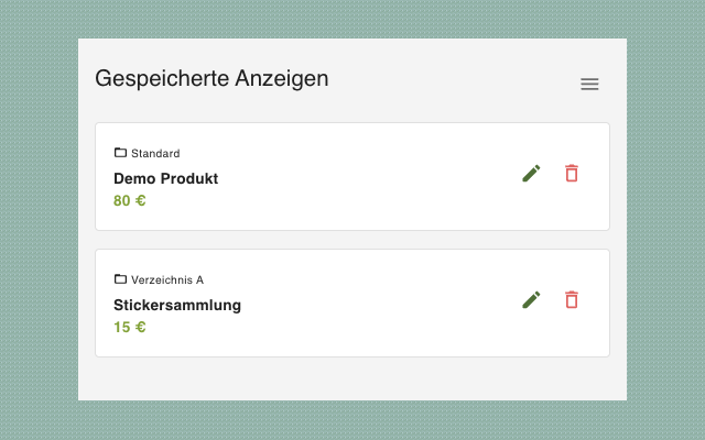 Kleinanzeigen Tool - 截图 2
