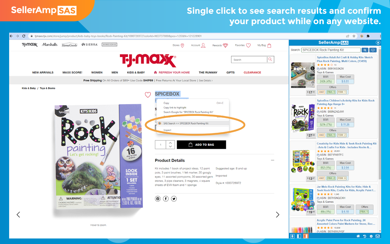 SellerAmp SAS - Amazon FBA Analysis Tool - 截图 3