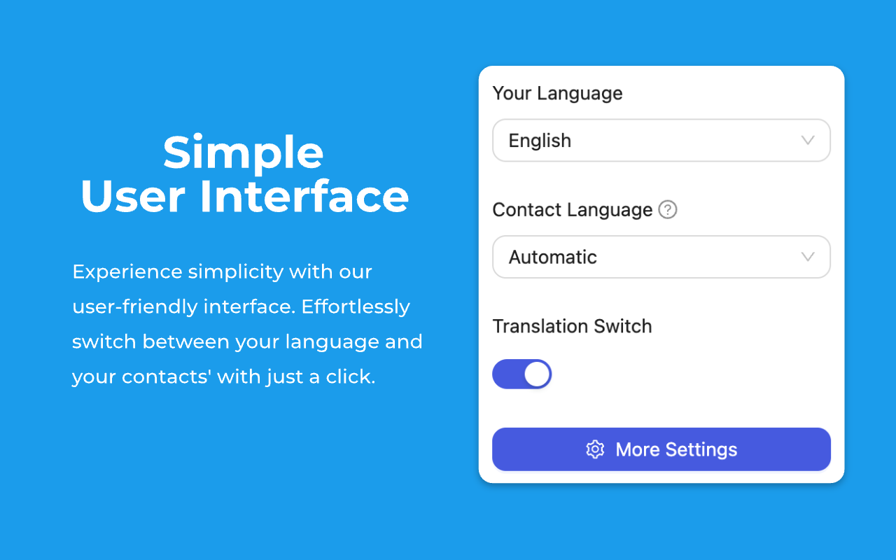聊天翻译器 - Discord、Telegram、WhatsApp 和更多 - 截图 2