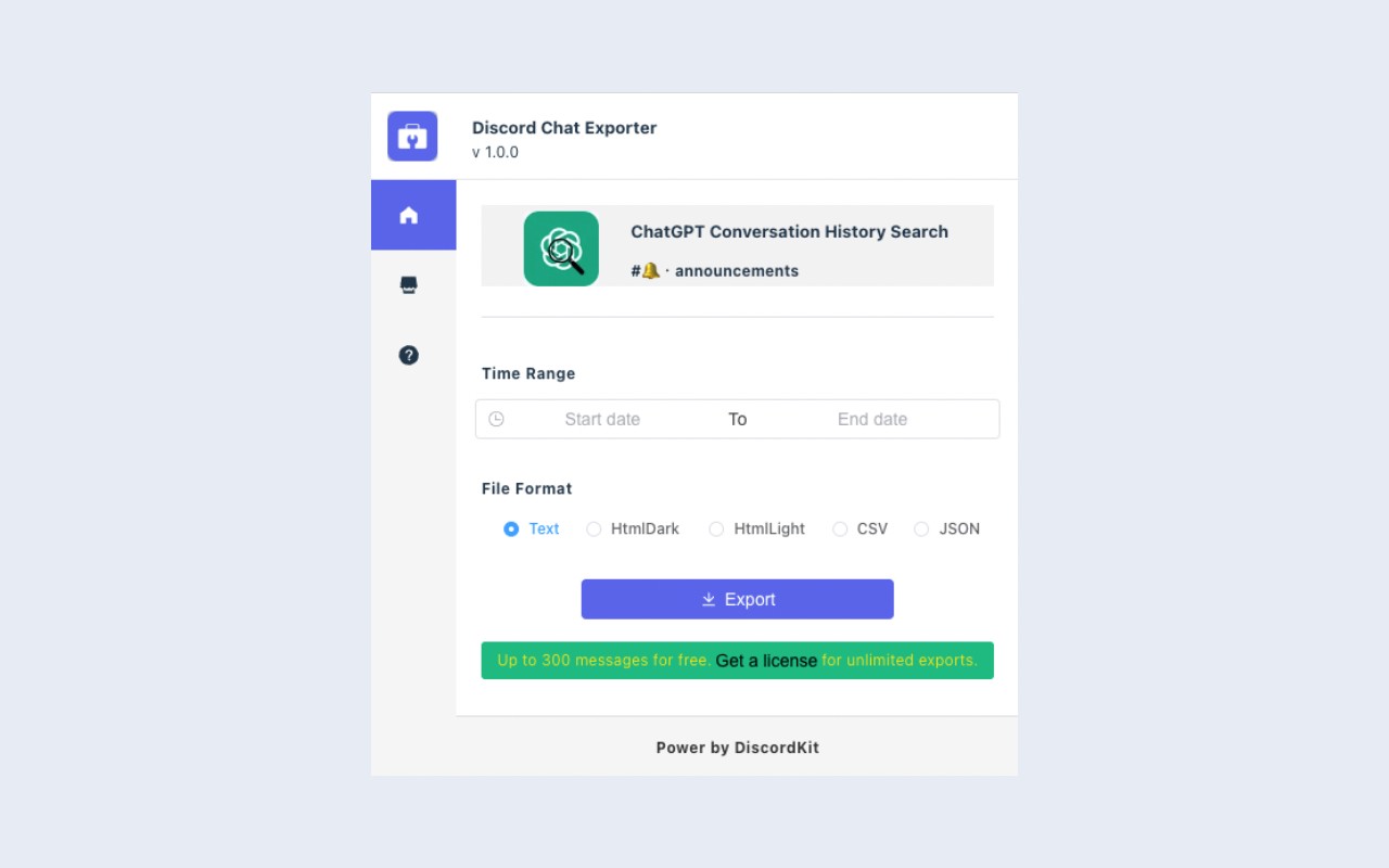 Discord Chat Exporter - DiscordKit - 截图 2