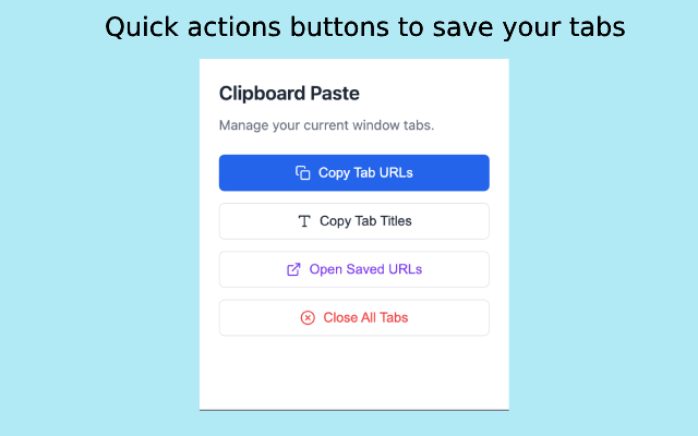 ClipboardPaste - copy all urls to clipboard - 截图 2