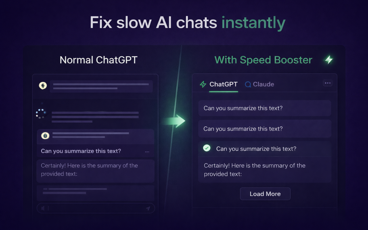 AI Chat Speed Booster chrome谷歌浏览器插件_扩展第2张截图
