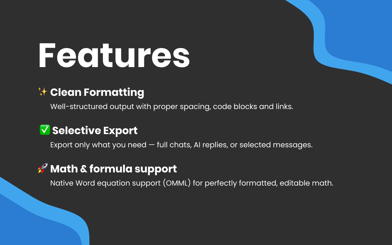 ChatGPT to Word chrome谷歌浏览器插件_扩展第2张截图