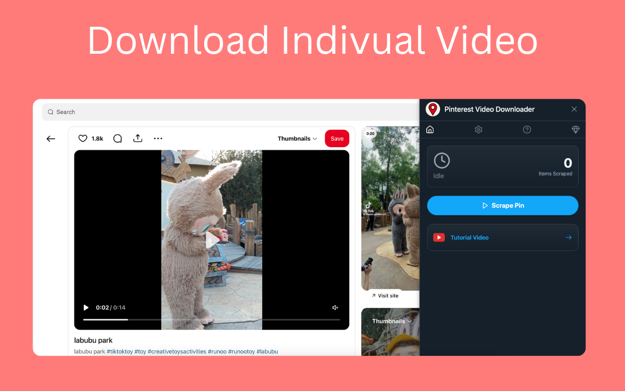 Pinterest Video Downloader - Pinterest Image & Video Downloader - 截图 2