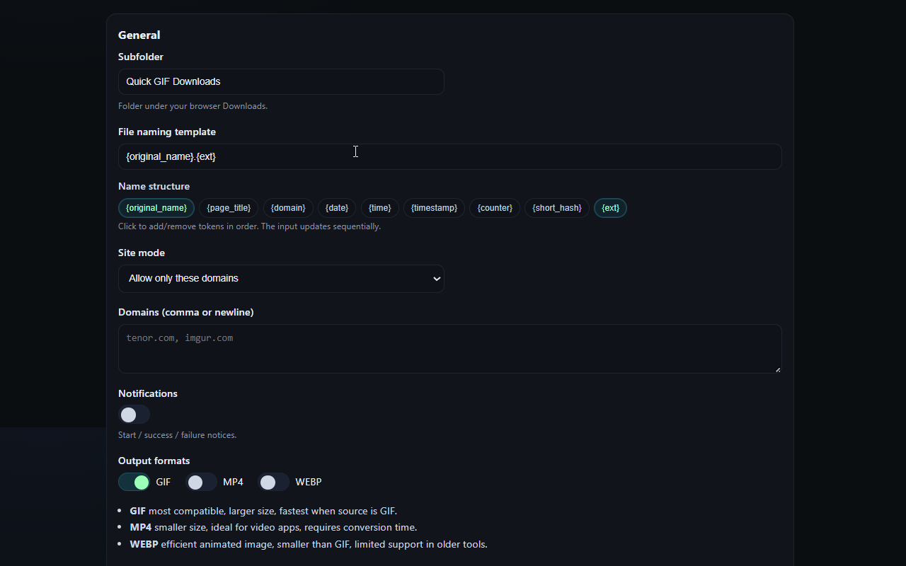Quick GIF Downloader chrome谷歌浏览器插件_扩展第3张截图