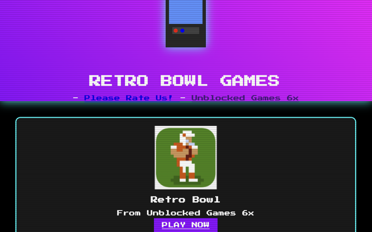 Retro Bowl™ 🏈 Offline chrome谷歌浏览器插件_扩展第3张截图