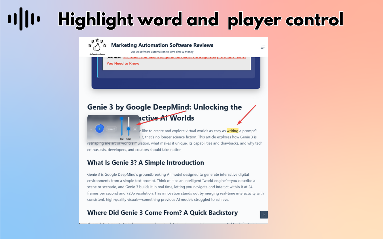 Speak the Selection — [ Read Aloud free using ElevenLabs ,hume, Google TTS] - 截图 5