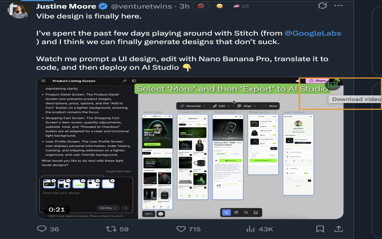 X (Twitter) Video Saver - 一键下载推特视频 chrome谷歌浏览器插件_扩展第4张截图