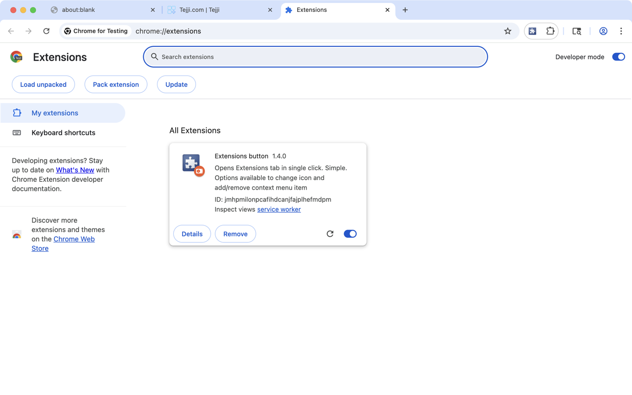 Extensions button - 截图 5