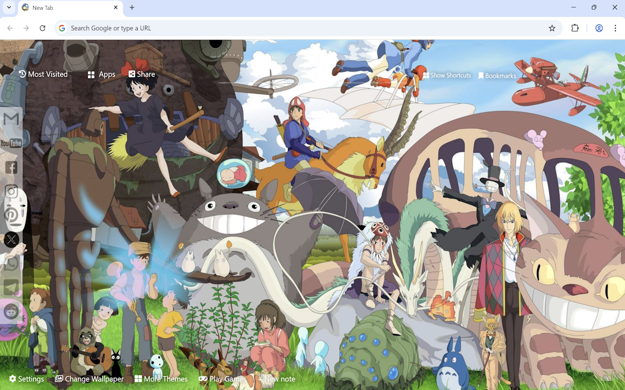 Studio Ghibli Wallpaper chrome谷歌浏览器插件_扩展第1张截图