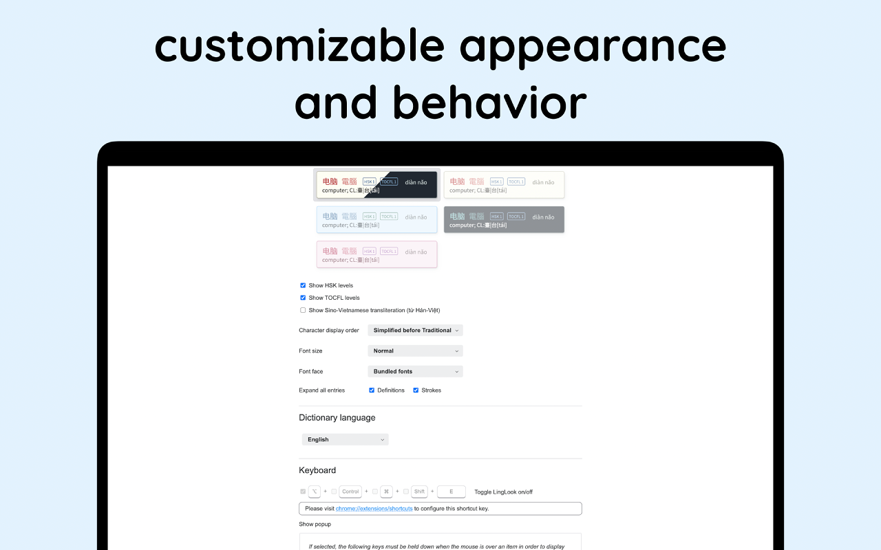 LingLook chrome谷歌浏览器插件_扩展第5张截图