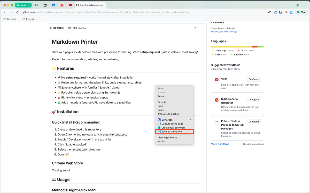 Markdown Printer - 截图 2