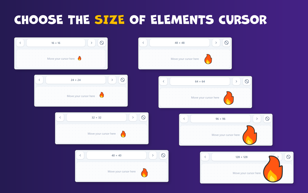 Custom Cursor Effects Customizer - 截图 4