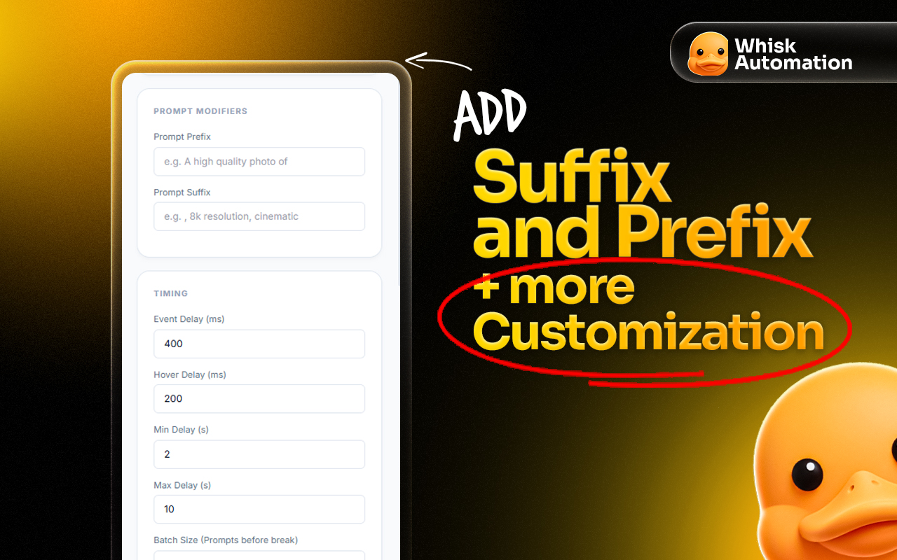 Whisk Automation for bulk image generation & Auto prompt for Whisk AI chrome谷歌浏览器插件_扩展第1张截图