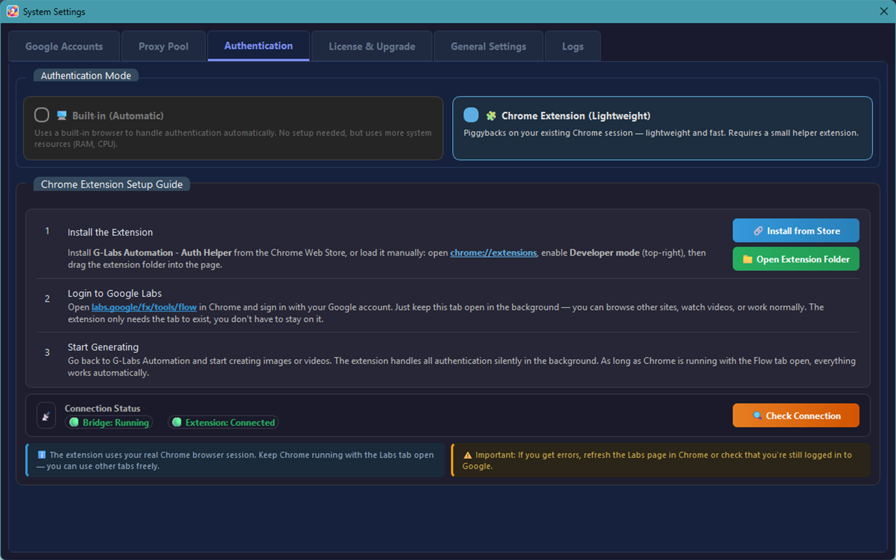 G-Labs Automation - Auth Helper - 截图 2