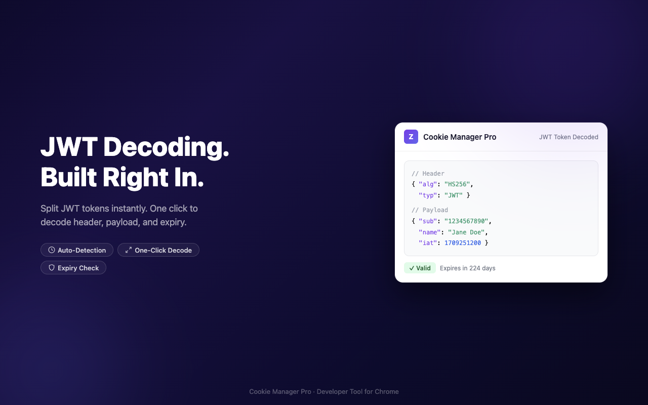 Cookie Manager Pro - 截图 2