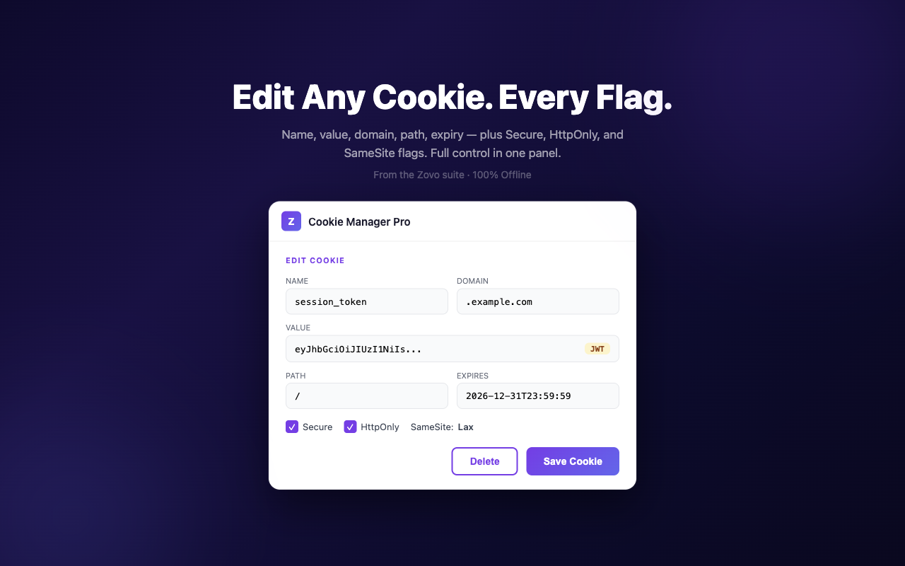 Cookie Manager Pro - 截图 3