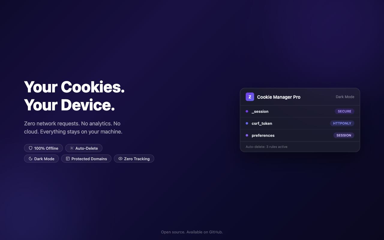 Cookie Manager Pro - 截图 5
