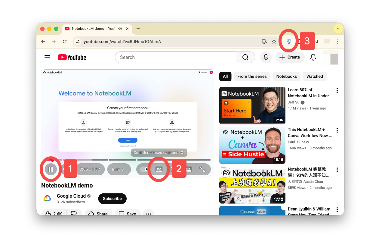 YouTube Subtitle Downloader chrome谷歌浏览器插件_扩展第3张截图
