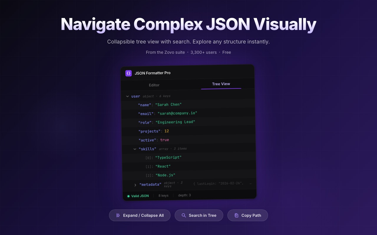 JSON Formatter Pro - 截图 3