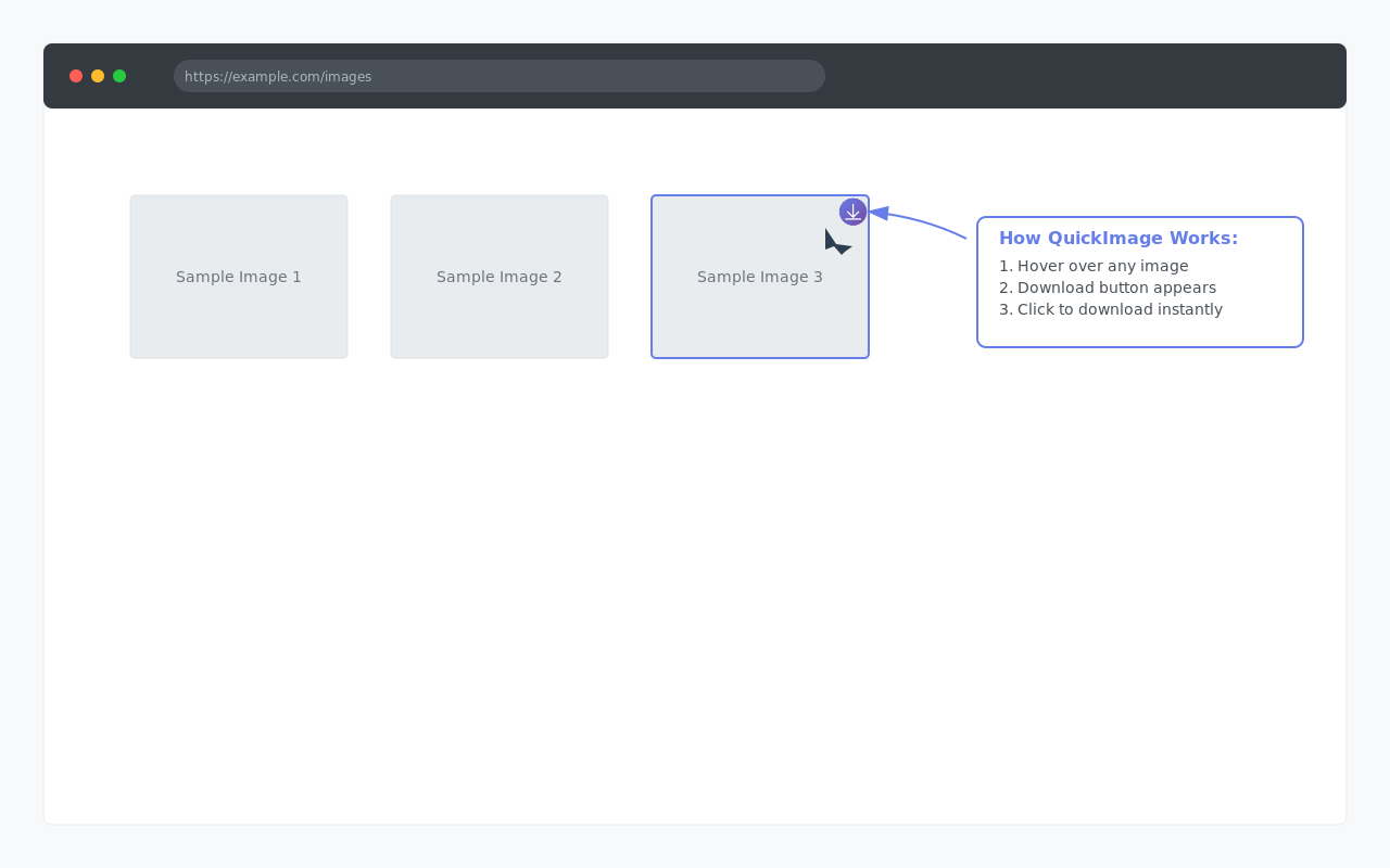 QuickImage Downloader chrome谷歌浏览器插件_扩展第2张截图