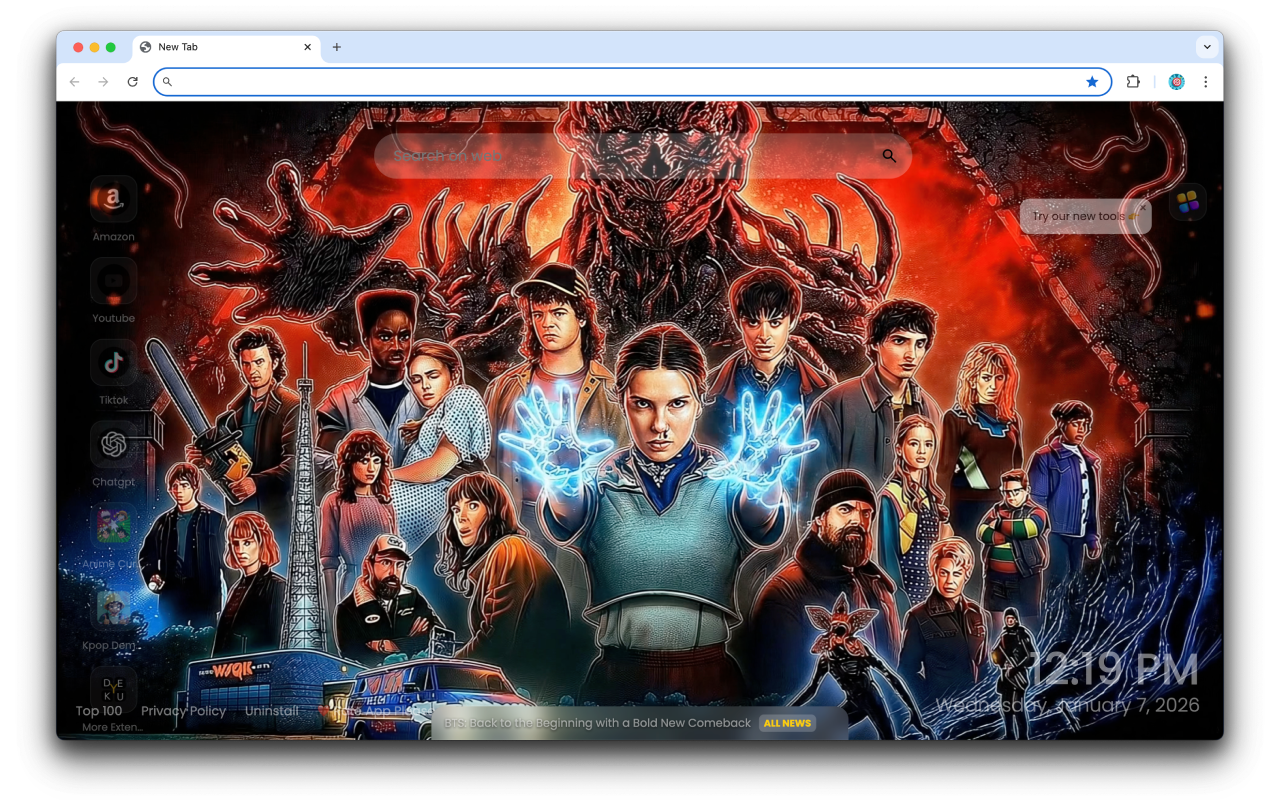 Stranger Things 5 Live Wallpaper chrome谷歌浏览器插件_扩展第3张截图