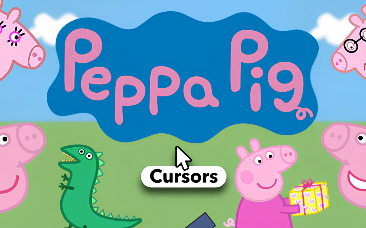 Peppa Pig Cursor ★ Custom Cursor for Chrome™ chrome谷歌浏览器插件_扩展第1张截图