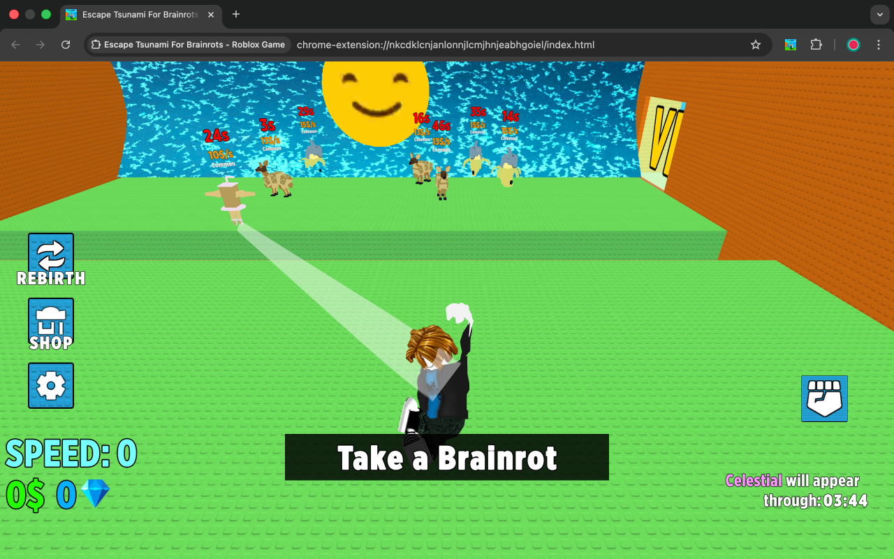 逃离海啸 (Brainrots) - Roblox 游戏 - 截图 2
