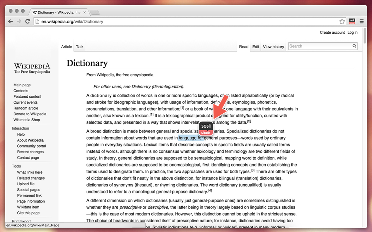 Sesli Sözlük Dictionary - 截图 3