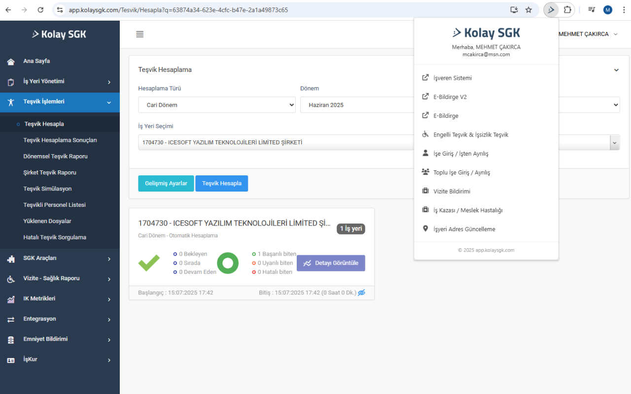 Kolay SGK chrome谷歌浏览器插件_扩展第1张截图