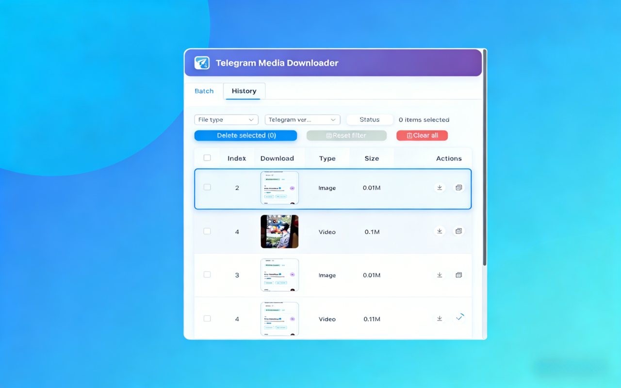 Telegram媒体下载器: TG Video Downloader - TG Download - 截图 3