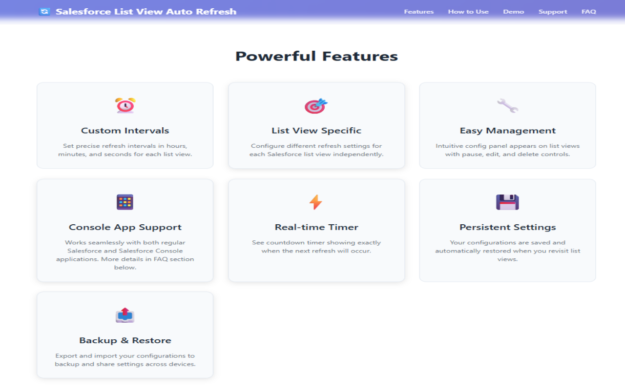 Salesforce Auto Refresh - 截图 2