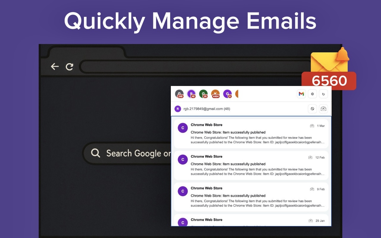 Gmail通知 - 截图 2