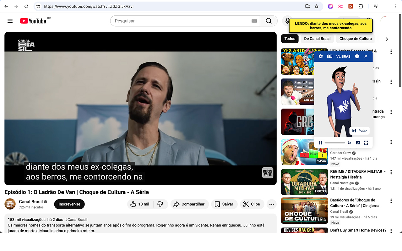 VLibras - Traduz legendas de videos em Libras - 截图 3