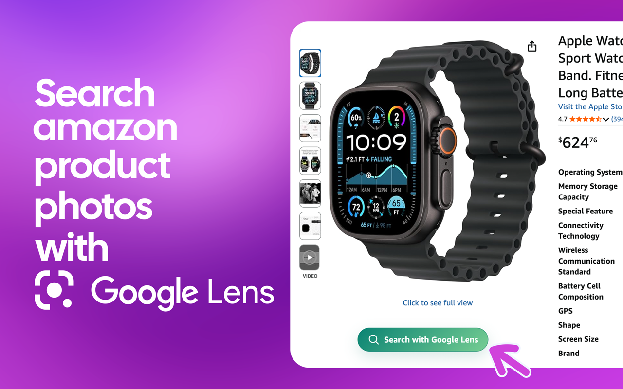 Google Lens - Search your screen chrome谷歌浏览器插件_扩展第3张截图