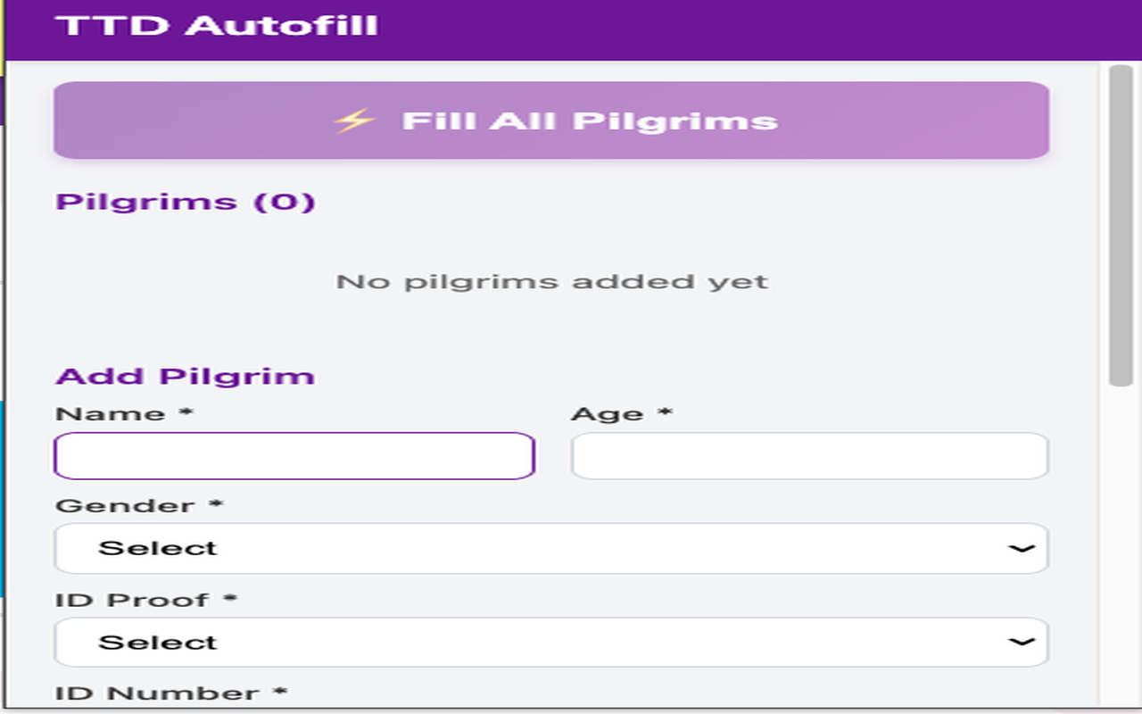 TTD Autofill Assistant - 截图 3