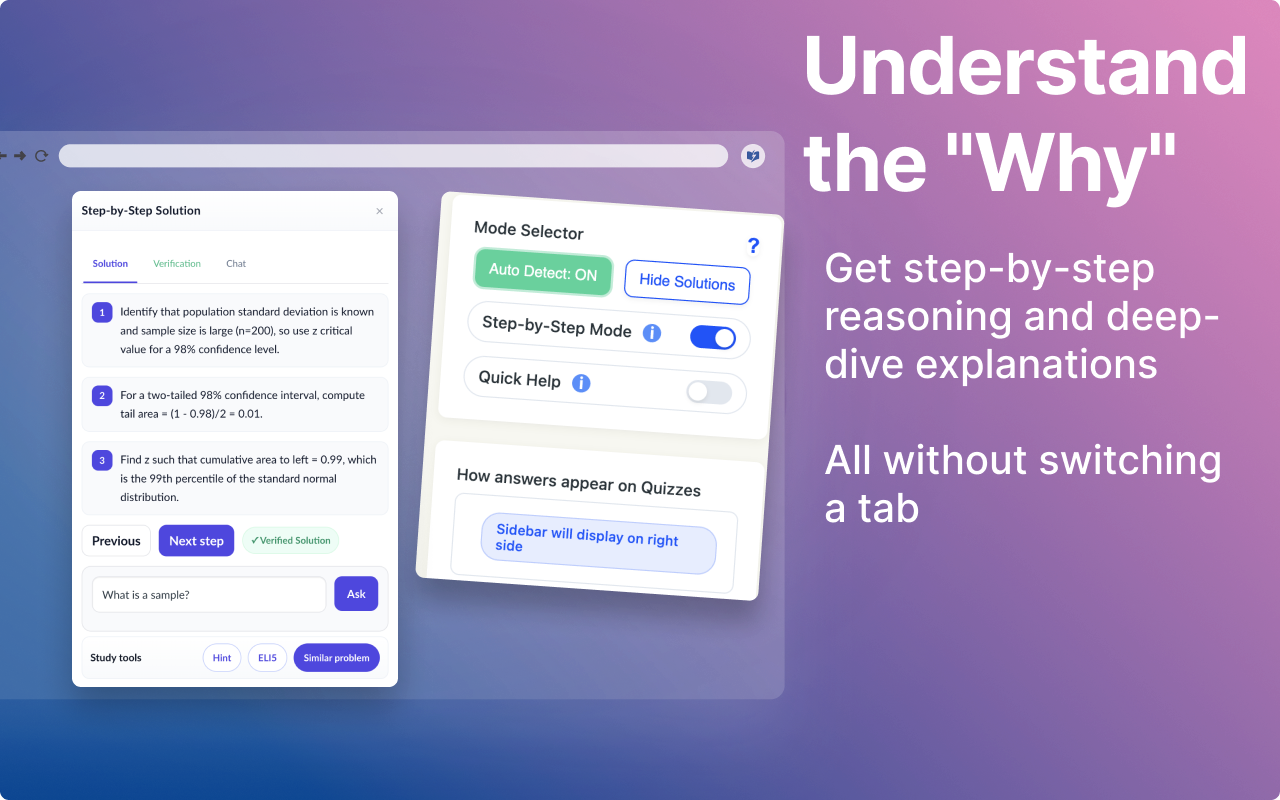 Quietly AI - Study Assistant chrome谷歌浏览器插件_扩展第3张截图