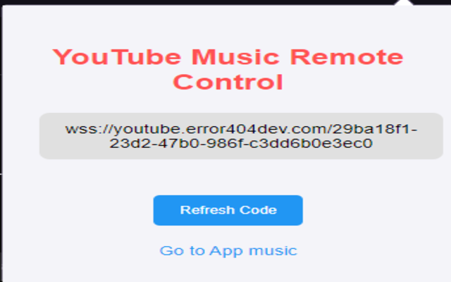 YouTube Music Remote Control chrome谷歌浏览器插件_扩展第3张截图