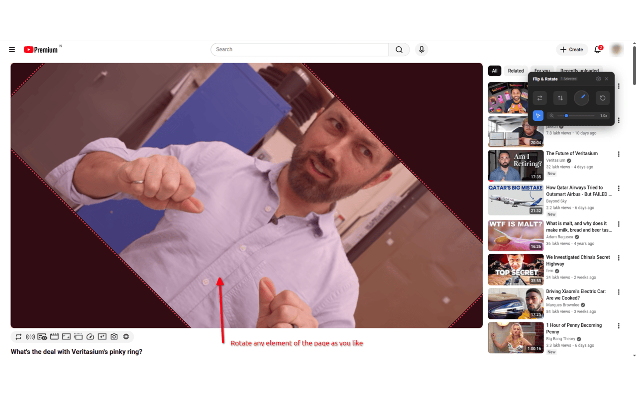Flip & Rotate Ultimate chrome谷歌浏览器插件_扩展第1张截图