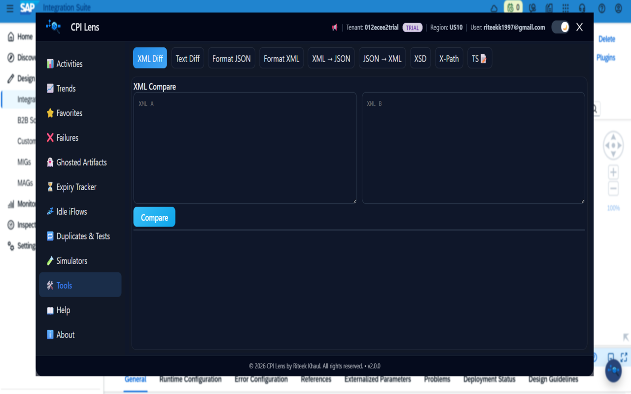 CPI Lens: SAP Integration Suite Inspector chrome谷歌浏览器插件_扩展第3张截图